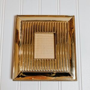 Vintage Gold Brassy Picture Frame